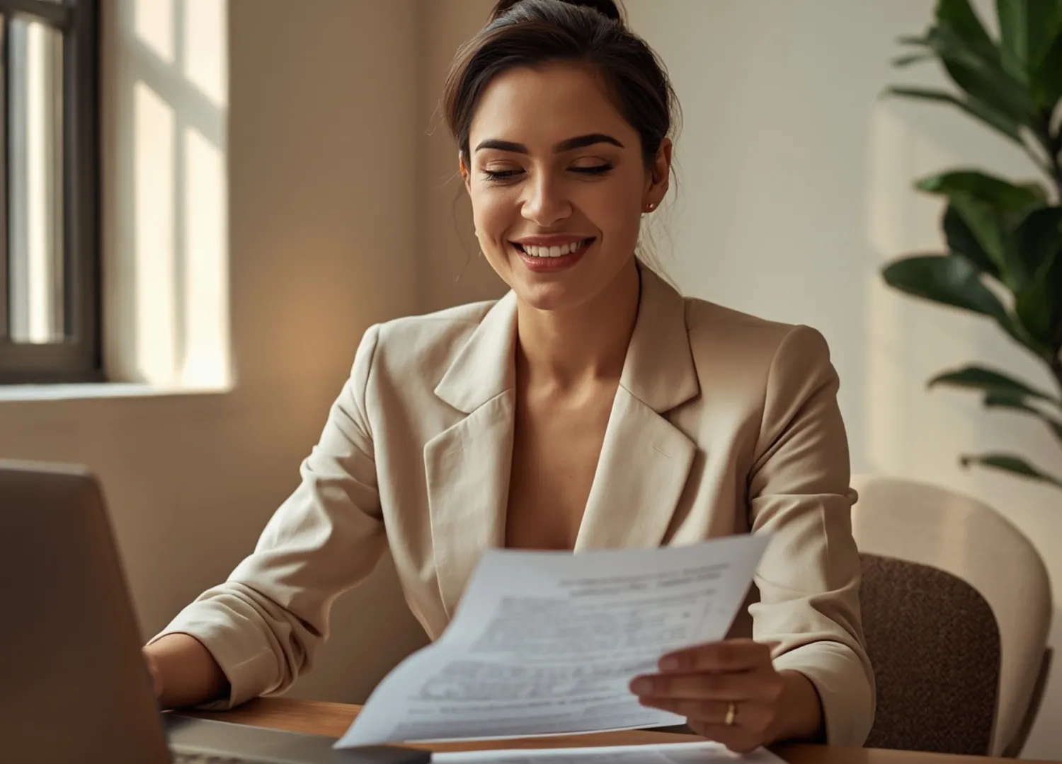 Persona conociendo beneficios fiscales de un Plan Personal de Retiro
