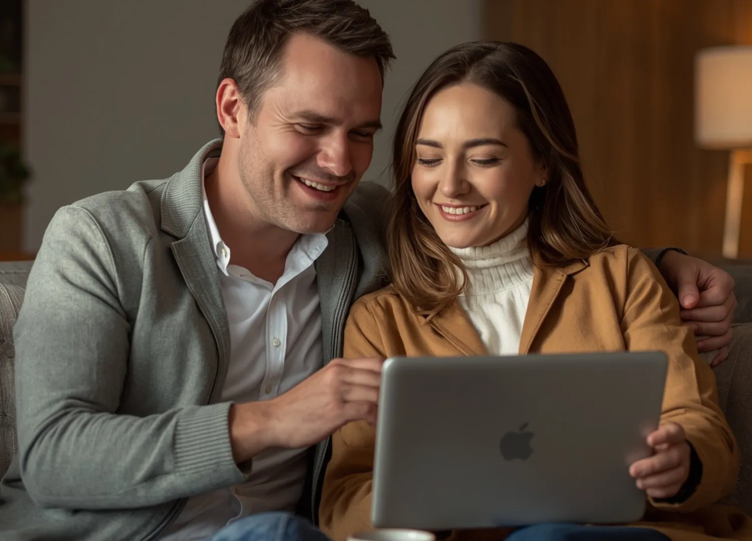 Pareja revisando opciones de un Plan Personal de Retiro para construir estabilidad financiera y tranquilidad futura