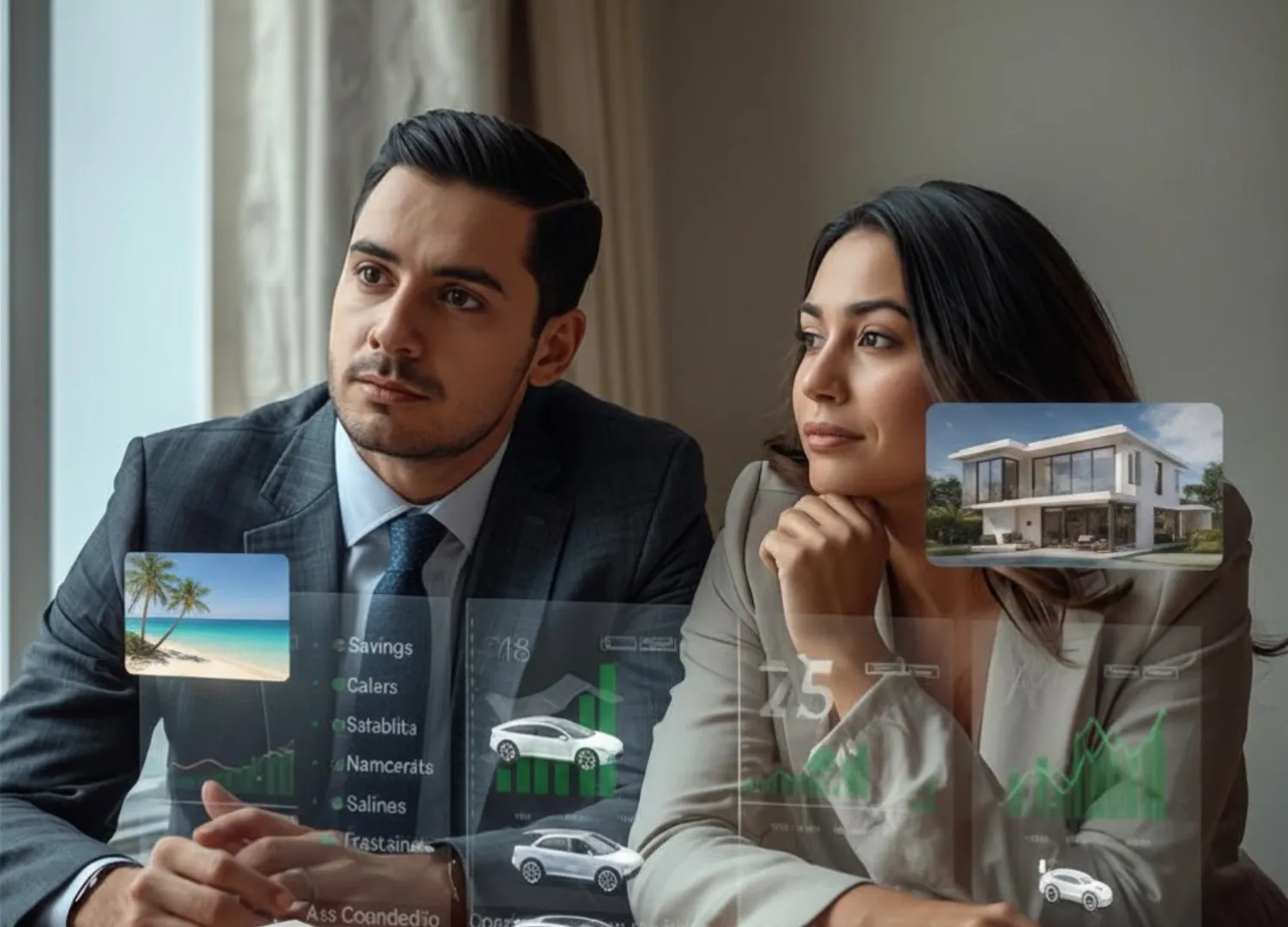 Persona pensando en decisiones más inteligentes para organizar su futuro financiero